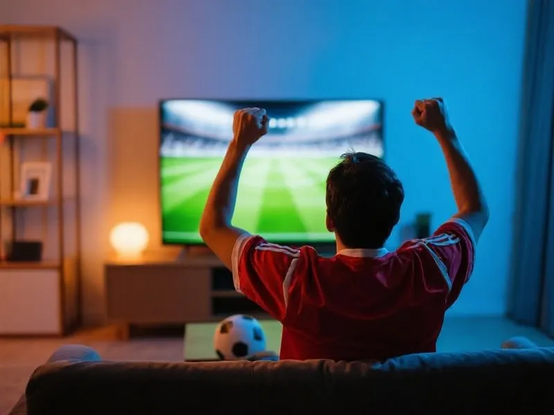 球迷沉浸式观赛